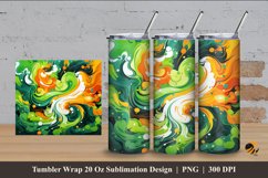 Awesome Grafity Tumbler Wrap Sublimation Design 4 Product Image 1