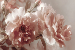 Pink Cherry Blossoms Background Product Image 1