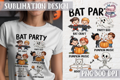 Cute Halloween Clipart PNG Sublimation Cozy Ideas Tshirt Product Image 1
