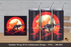 Shooter Tumbler Wrap Sublimation Design 4 Product Image 1
