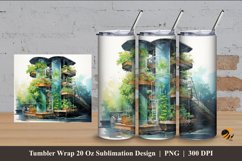 Aquaponics Tumbler Wrap Sublimation Design 4 Product Image 1