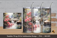 Reflections of Nature Tumbler Wrap Sublimation Design 4 Product Image 1