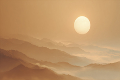 Mountain Landscape Sunset Background Product Image 1