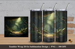 Plants On The Jungle Tumbler Wrap Sublimation Design 4 Product Image 1