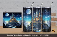 Fairyland Tumbler Wrap Sublimation Design 4 Product Image 1