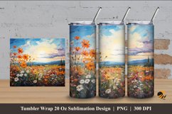 Sky Park Tumbler Wrap Sublimation Design 4 Product Image 1