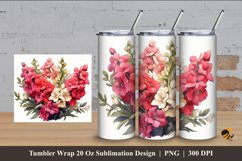 Exotic View Tumbler Wrap Sublimation Design 4 Product Image 1