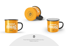 Enamel Mug Mockup Set Product Image 4