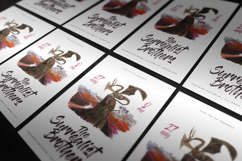 Dragon Watercolor Indie Band Flyer Product Image 4