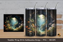 Morning Coolness Tumbler Wrap Sublimation Design 4 Product Image 1