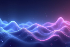 Glowing Waves Background Wallpaper Product Image 1