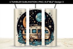 Cosmic Nomad - Boho Tumbler Wrap PNG P Product Image 4