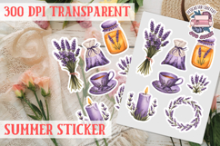 Summer sticker Cute flowers Love Picnic Beach Spring Product Image 1