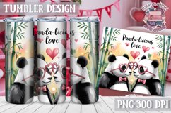 Sublimation Tumbler WRAP Love Design Quote Watercolor Animal Product Image 1