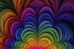 Abstract Digital Fractal Art Background Product Image 1