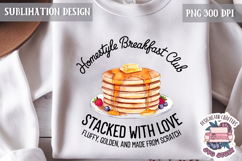 Social Homemade Food Club PNG Sublimation Design PNG Product Image 1