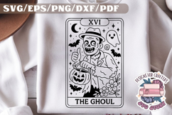 Halloween Tarot Card black and white SVG Design Quotes PNG Product Image 1