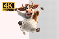 Joyful Jumping Pose Transparent PNG Product Image 1