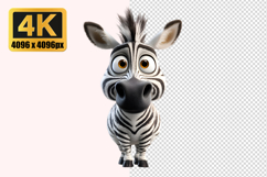 Zebra Character Transparent PNG Product Image 1