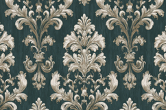 Damask Pattern Background Wallpaper Product Image 1