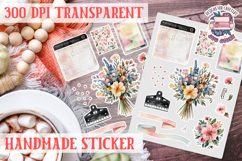Handmade Crafter sticker flowers Love Patchwork Sewing Knit Product Image 1