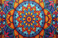 Colorful Mandala Background Product Image 1