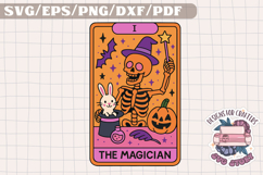 Halloween Tarot Card Funny SVG T shirt Quotes Design Product Image 1