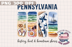 USA STATE America Brushstrokes PNG Watercolor Design Sign Product Image 1