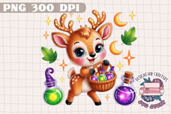 Cute Halloween Animal Autumn Sublimation design Fall KIds Product Image 1