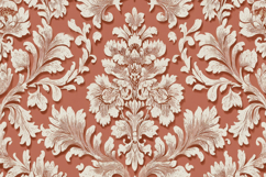 Damask Pattern Texture Background Wallpaper Product Image 1