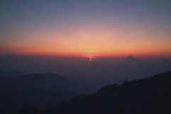 Sunset Over Mountain background Product Image 1