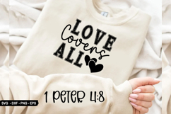love covers All - Christian Sleeve T-Shirt Design Product Image 1