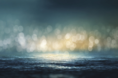 Water and Bokeh of Lights Background Product Image 1