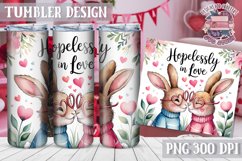Sublimation Tumbler WRAP Love Design Quote Watercolor Animal Product Image 1