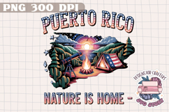 USA STATE America Summer Camping PNG Watercolor Design Sign Product Image 1