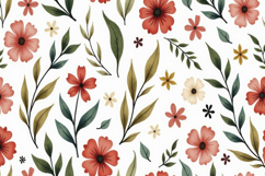 Flower Pattern Background Product Image 1