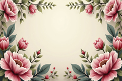 Floral Border Background Product Image 1