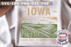 USA STATE America Vintage SVG Monochrome Design Patriotic Product Image 1