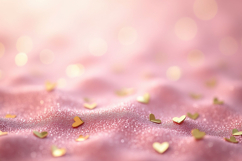 Bokeh Pink Heart Background Product Image 1