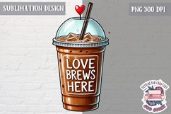 Valentine Quote Symbol Love Sublimation Design PNG Heart Product Image 1