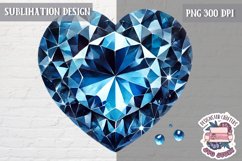 Valentine Heart Symbol Love Sublimation Design PNG Heart Product Image 1