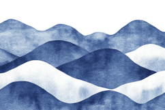 Blue Waves Background Wallpaper Product Image 1