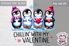 Valentine Love Animals Cute Quote Sublimation Design PNG Product Image 1