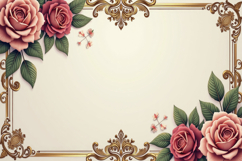 Floral Frame Background Product Image 1