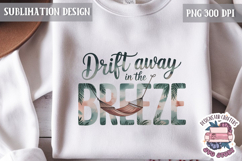 Summer Sublimation Design Beach Funny Ocean Breeze Quote Product Image 1