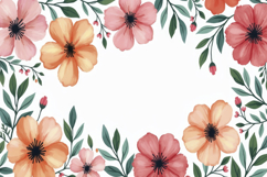 Flower Border Background Product Image 1
