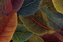 Colorful Leaves Background Wallpaper Product Image 1