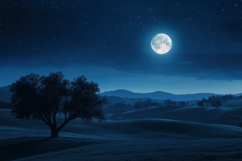 Nature Night View Background Wallpaper Product Image 1