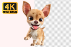 Happy Puppy Transparent PNG Product Image 1