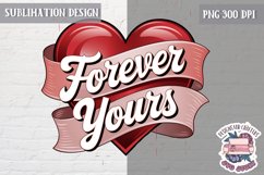 Valentine Quote Symbol Love Sublimation Design PNG Heart Product Image 1